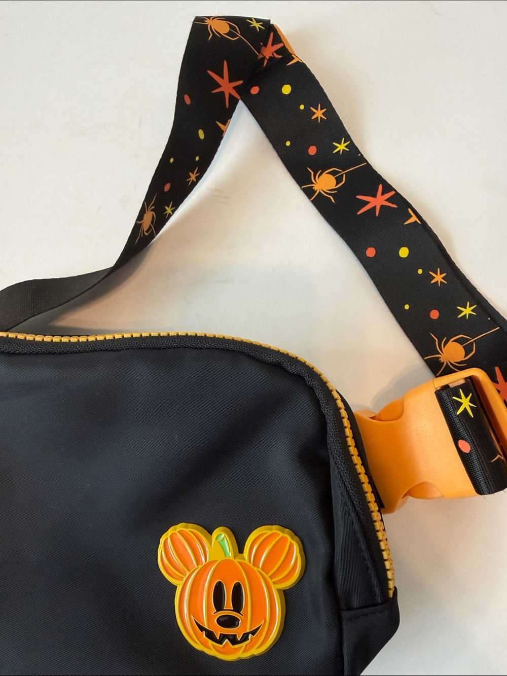 Disney  Black Halloween Pumpkin Crossbody Bag - Picture 3 of 7